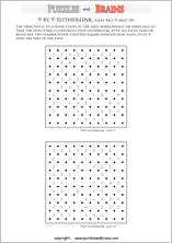 printable Slitherlink logic puzzles for kids and adults