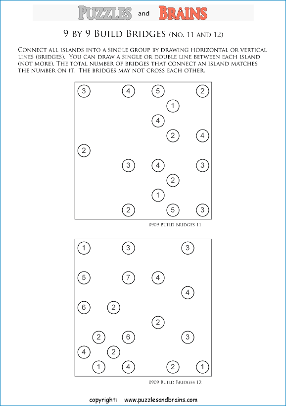 printable logic and iq puzzles for math students and people who love brain teasers	