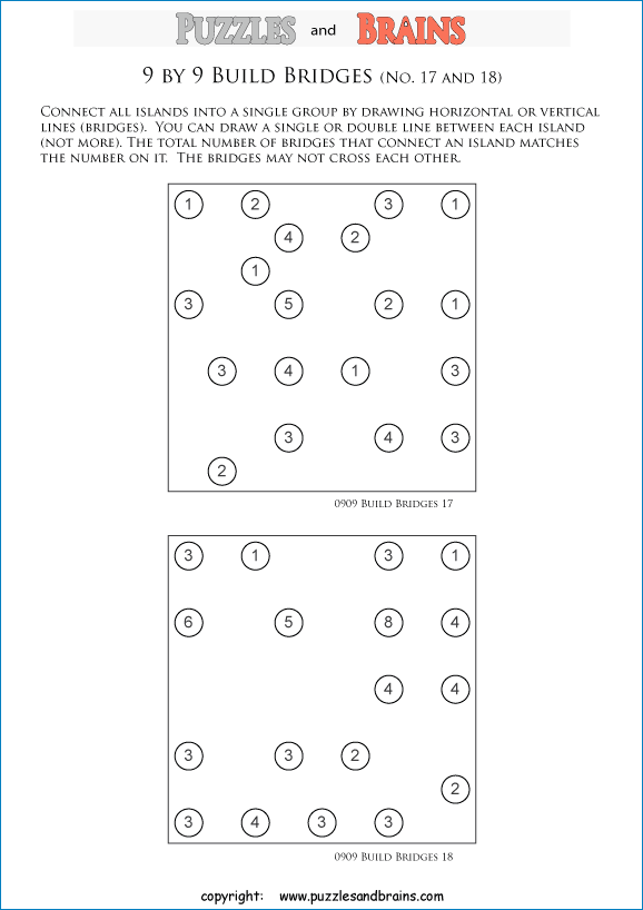 printable logic and iq puzzles for math students and people who love brain teasers	