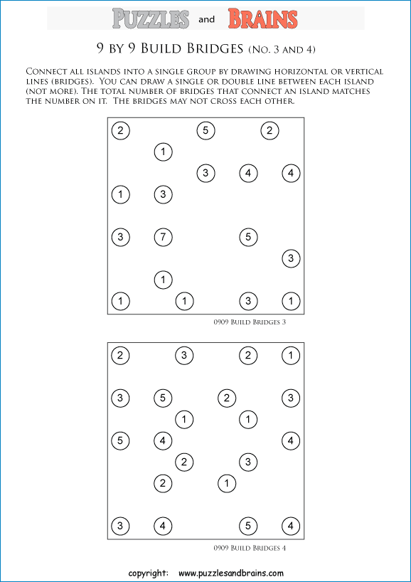 printable logic and iq puzzles for math students and people who love brain teasers	