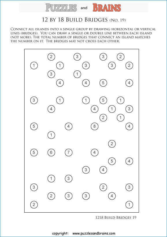 printable logic and iq puzzles for math students and people who love brain teasers