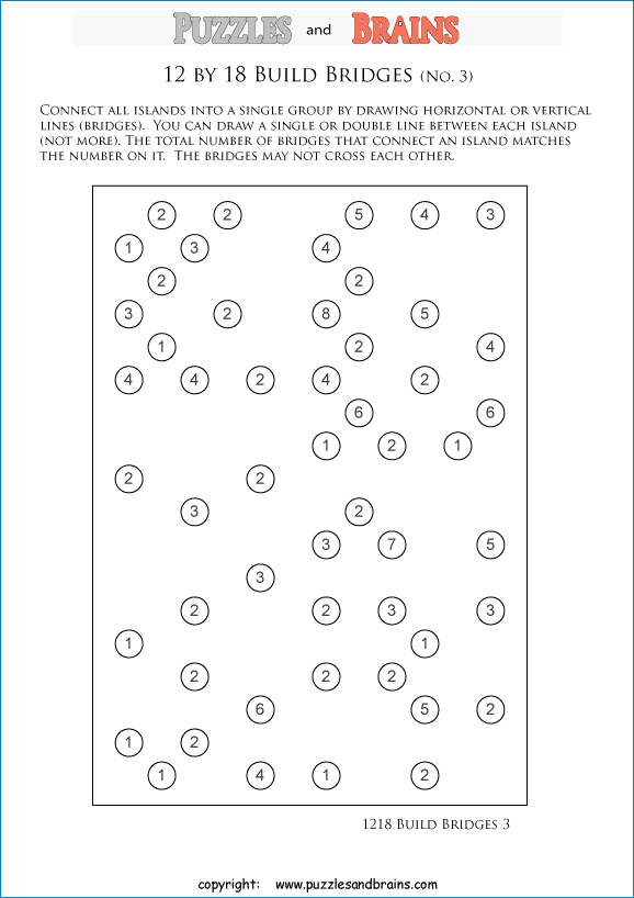 printable logic and iq puzzles for math students and people who love