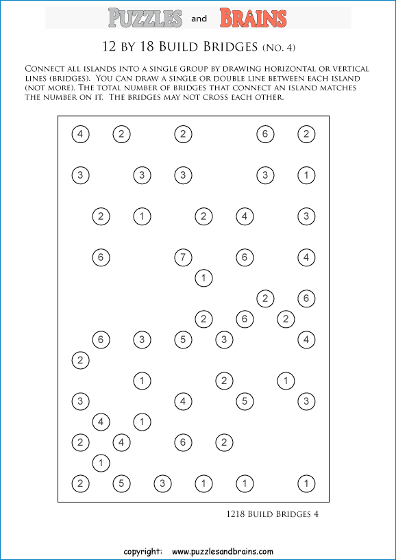 printable logic and iq puzzles for math students and people who love brain teasers